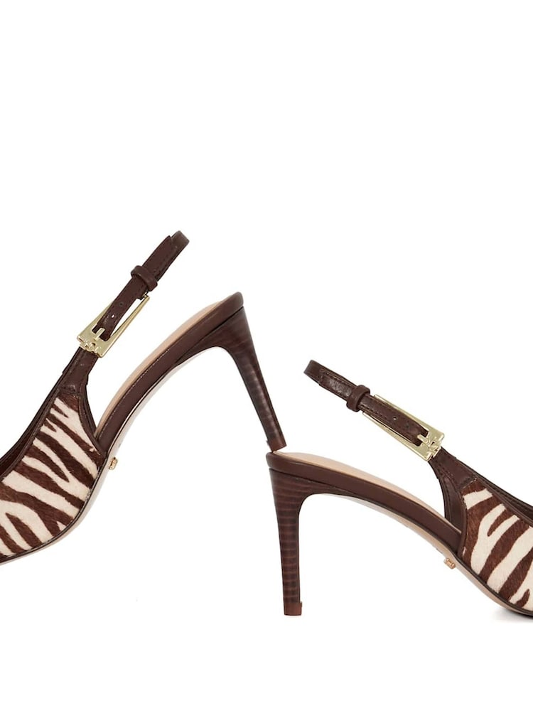 Dune London Mesh Detail Pointed Slingback Heels - Imagen 6 de 6