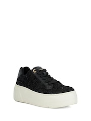 Черный - Dune London Episode Flatform Lace Up Sport Trainers - Image 3 of 6