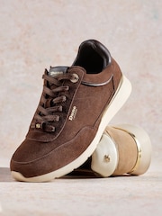 Dune London Brown Entitle Slim Sole Runner Trainers - Image 2 of 7