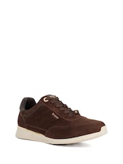 Dune London Brown Entitle Slim Sole Runner Trainers - Image 4 of 7