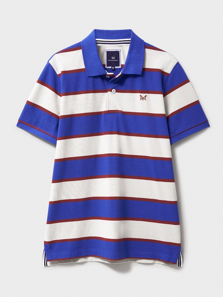 Crew Clothing Stripe 100% Cotton Polo Shirt - Image 5 of 5