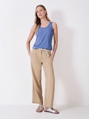 Crew Clothing Company Blue Classic Vest Top - Image 1 of 4
