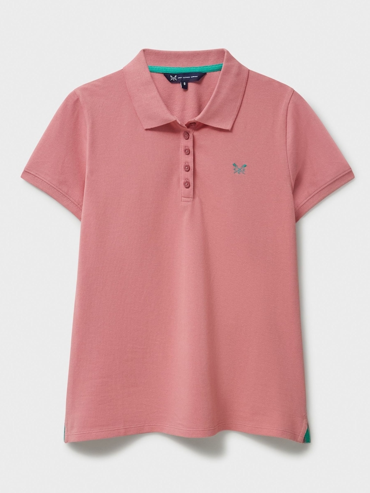 Crew Clothing Pink 100% Cotton Classic Polo Shirt - Image 7 of 7