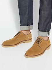 Светло-коричневый - туфли Dune London Banford Crepe Sole Gibson - Изображение 1 из 6