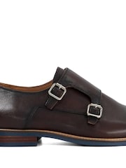 Dune London Seltic Contrast Sole Monk Shoes - Image 5 of 6