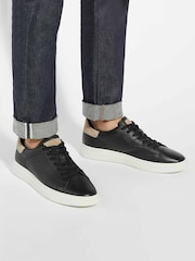 Dune London Black Toyon Cupsole Sneakers - Image 1 of 6
