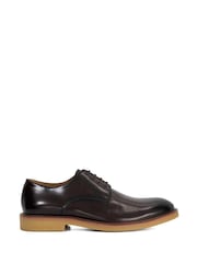Dune London Brown Banford Crepe Sole Gibson Shoes - Image 2 of 6