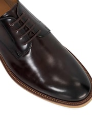 Dune London Brown Banford Crepe Sole Gibson Shoes - Image 6 of 6