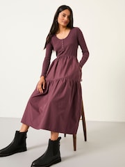 Vestido midi de malha FatFace - Imagem 4 de 5