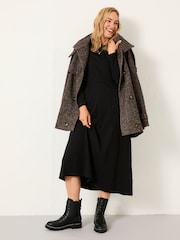 Vestido midi de malha FatFace - Imagem 1 de 6