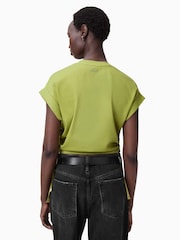 AllSaints Green Mira T-Shirt - Image 6 of 7