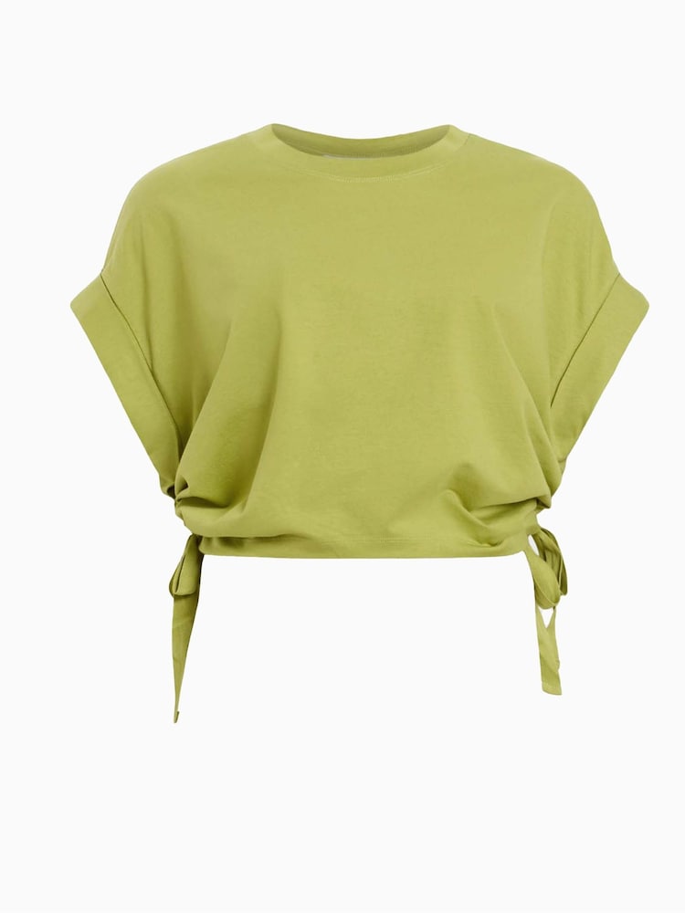 AllSaints Green Mira T-Shirt - Image 7 of 7