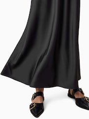 AllSaints Black Aida Dress - Image 4 of 7