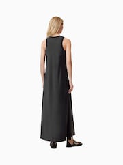 AllSaints Black Aida Dress - Image 6 of 7