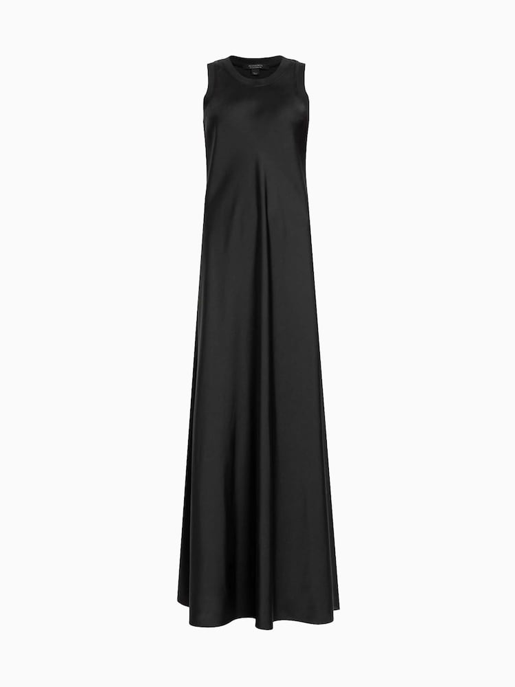 AllSaints Black Aida Dress - Image 7 of 7