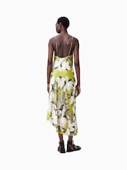 AllSaints Green Alexia Dress - Image 5 of 7