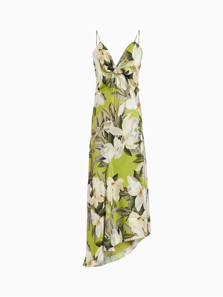 AllSaints Green Alexia Dress - Image 7 of 7