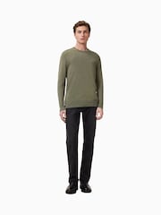 AllSaints Light Ash Green Mode Merino Crew Jumper - Image 6 of 8