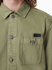 AllSaints Green Eavis Chore Jacket - Image 3 of 7