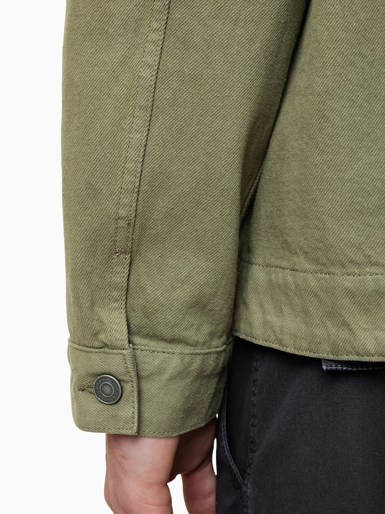 AllSaints Green Eavis Chore Jacket - Image 5 of 7