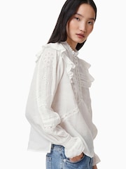 Белый - AllSaints Heather Top - Image 1 of 7