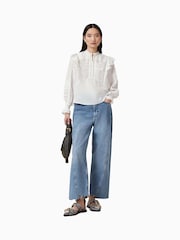 Белый - AllSaints Heather Top - Image 3 of 7