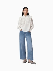 Белый - AllSaints Heather Top - Image 5 of 7