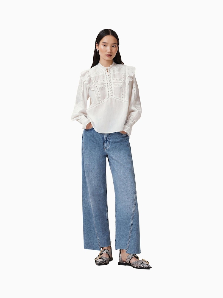 AllSaints White Heather Top - Image 5 of 7