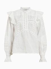Белый - AllSaints Heather Top - Image 7 of 7