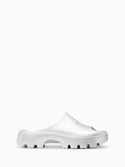 AllSaints Grey Eclipse Sliders - Image 1 of 5