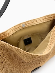 AllSaints Cream Asha Paper Shoulder Bag - Image 3 of 7