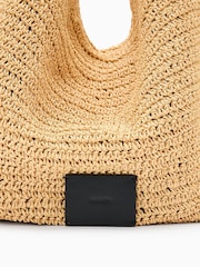 AllSaints Cream Asha Paper Shoulder Bag - Image 5 of 7