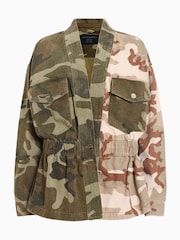 AllSaints Amelia Camo Jacket - Image 7 of 7