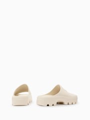 AllSaints White Eclipse Sliders - Image 5 of 5