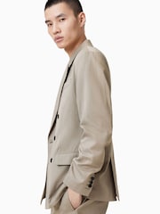 AllSaints Grey Newton Blazer - Image 2 of 9