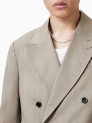 AllSaints Grey Newton Blazer - Image 4 of 9