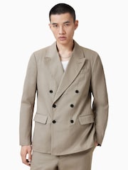 AllSaints Grey Newton Blazer - Image 5 of 9