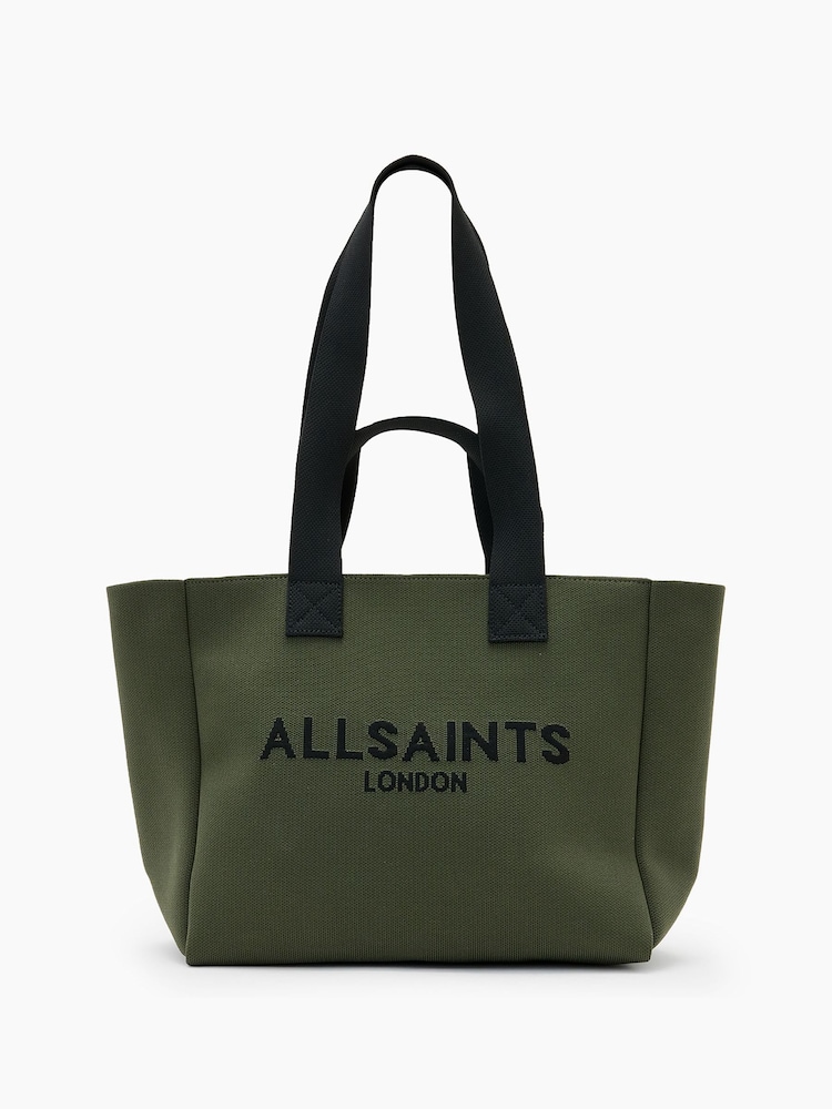 AllSaints Green Izzy Medium Tote - Image 1 of 1