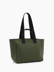 AllSaints Green Izzy Medium Tote - Image 3 of 5