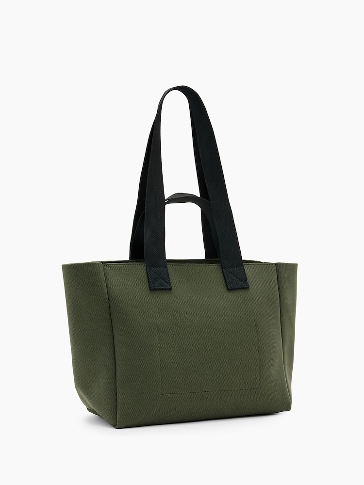 AllSaints Green Izzy Medium Tote - Image 3 of 5