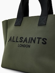 AllSaints Green Izzy Medium Tote - Image 4 of 5