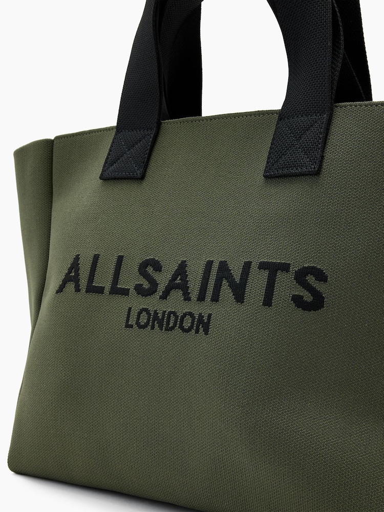 AllSaints Green Izzy Medium Tote - Image 4 of 5