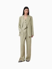 AllSaints Green Averie Ten Trousers - Image 1 of 1