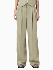 Зеленый - Брюки Allsaints Averie Ten - Изображение 2 из 7