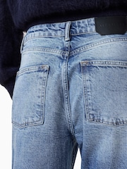 AllSaints Blue Ida Straight Jeans - Image 4 of 8