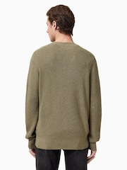 AllSaints Green Aspen Crew Jumper - Image 4 of 5