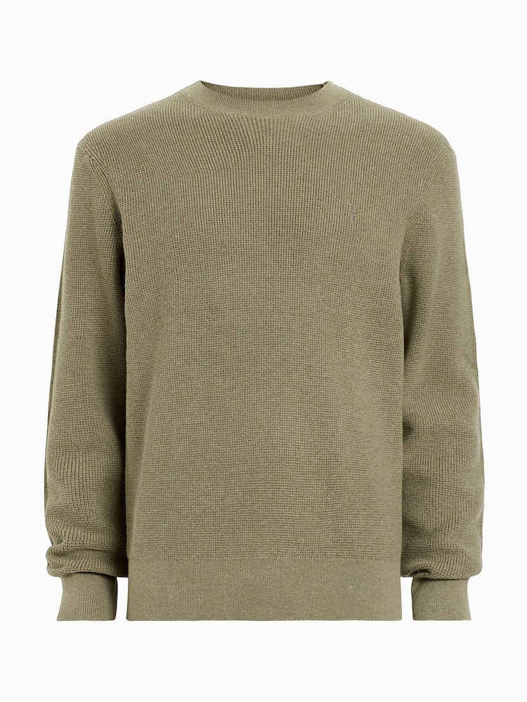 AllSaints Green Aspen Crew Jumper - Image 5 of 5