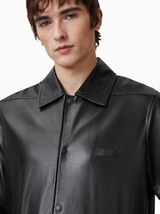 AllSaints Black Arlington Jacket - Image 2 of 7