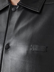 AllSaints Black Arlington Jacket - Image 5 of 7