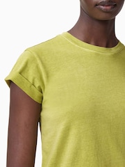AllSaints Unity Green Anna 100% Organic Cotton T-Shirt - Image 2 of 6